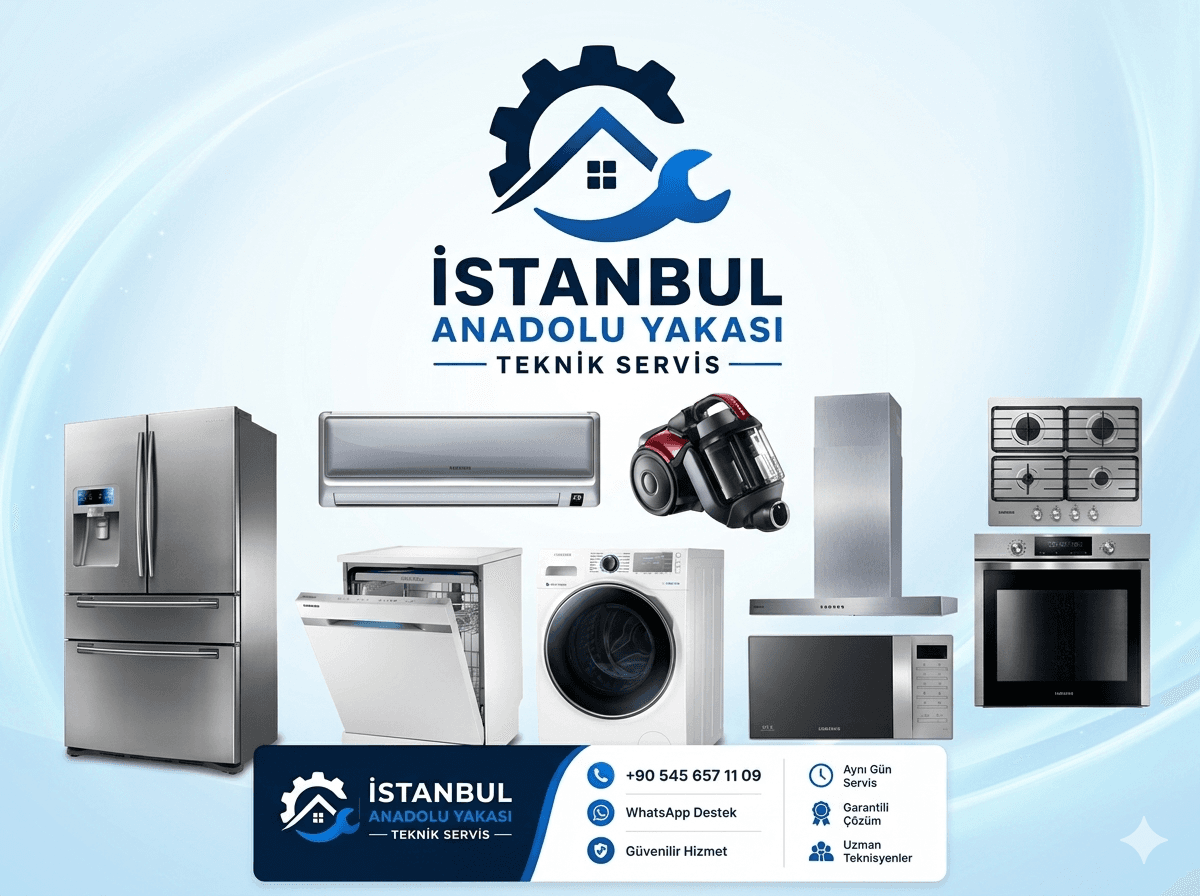 İstanbul Anadolu Teknik Servis - Beyaz Eşya Tamiri: Buzdolabı, Çamaşır Makinesi, Bulaşık Makinesi, Klima ve Daha Fazlası